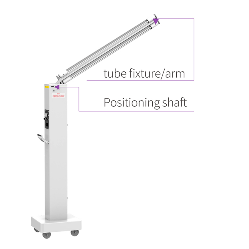 Sistema di disinfezione UV del carrello dello sterilizzatore della lampada di sterilizzazione dell'aria
