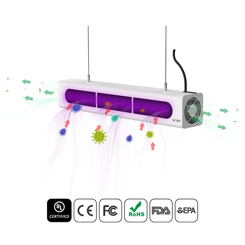 Apparecchi per il trattamento dell'aria ambiente Dispositivi UV-C Aria superiore UV