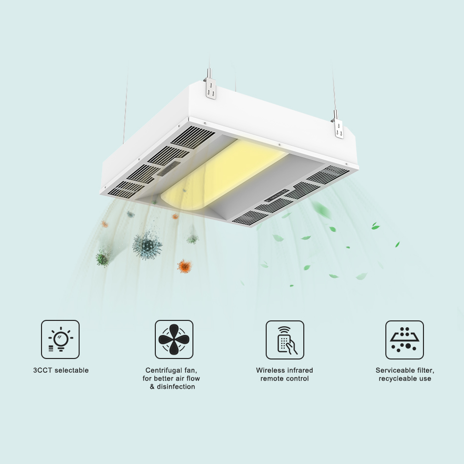 Luce UVC disinfettante per pannelli UV